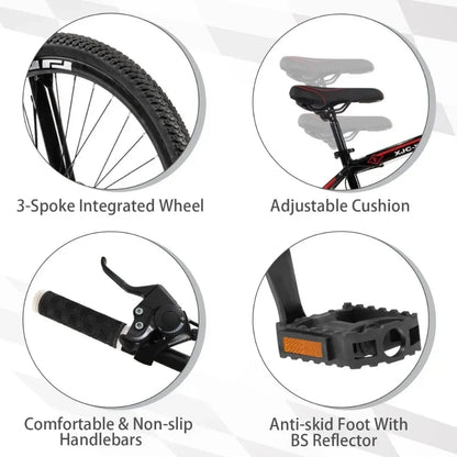 21-Speed Dual Disc Brake Mountain Bicycle