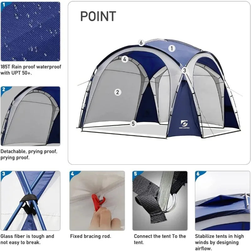 Large Pop Up Beach Tent