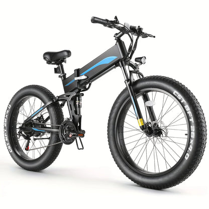Fat Tire Ebike with 500W Brushless Motor