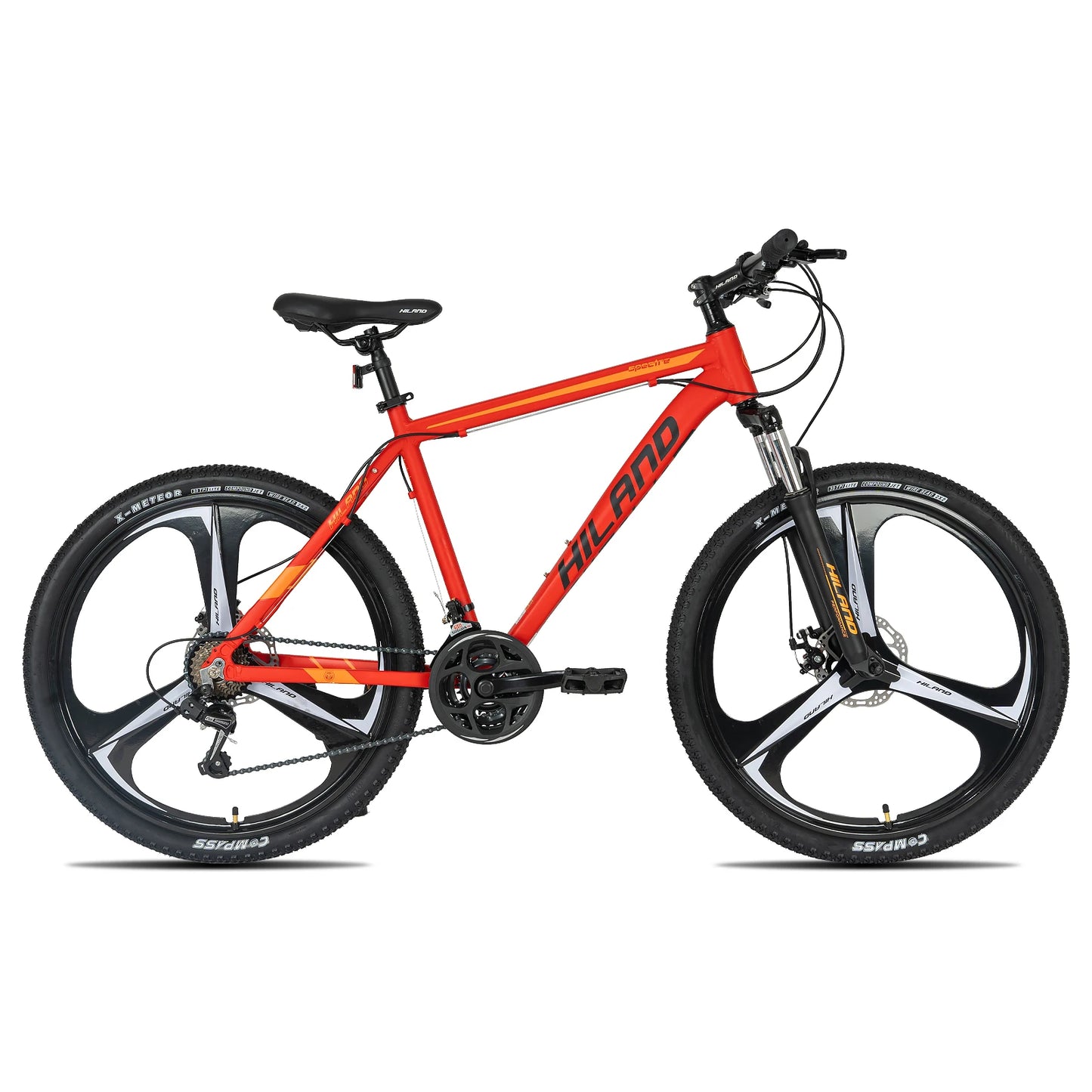 Aluminum Mountain Bike 21 Speed Drivetrain