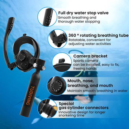 Portable Travel Diving Kit for Scuba Diving