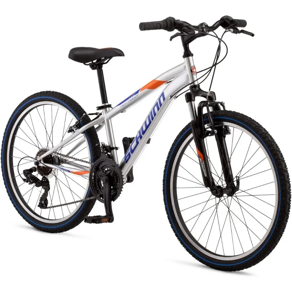 Aluminum and Steel Frame Mountain Bike