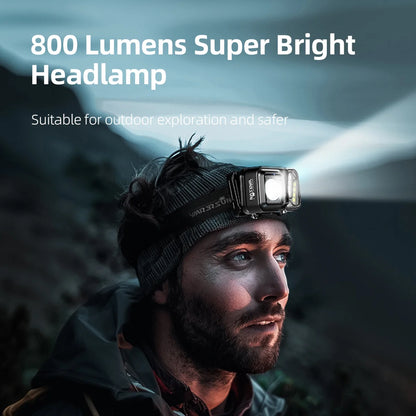 Head Light with White Red Light