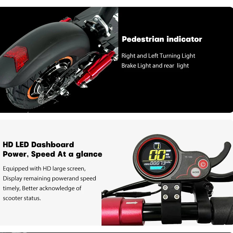 Lightweight Long Range Electric Scooter