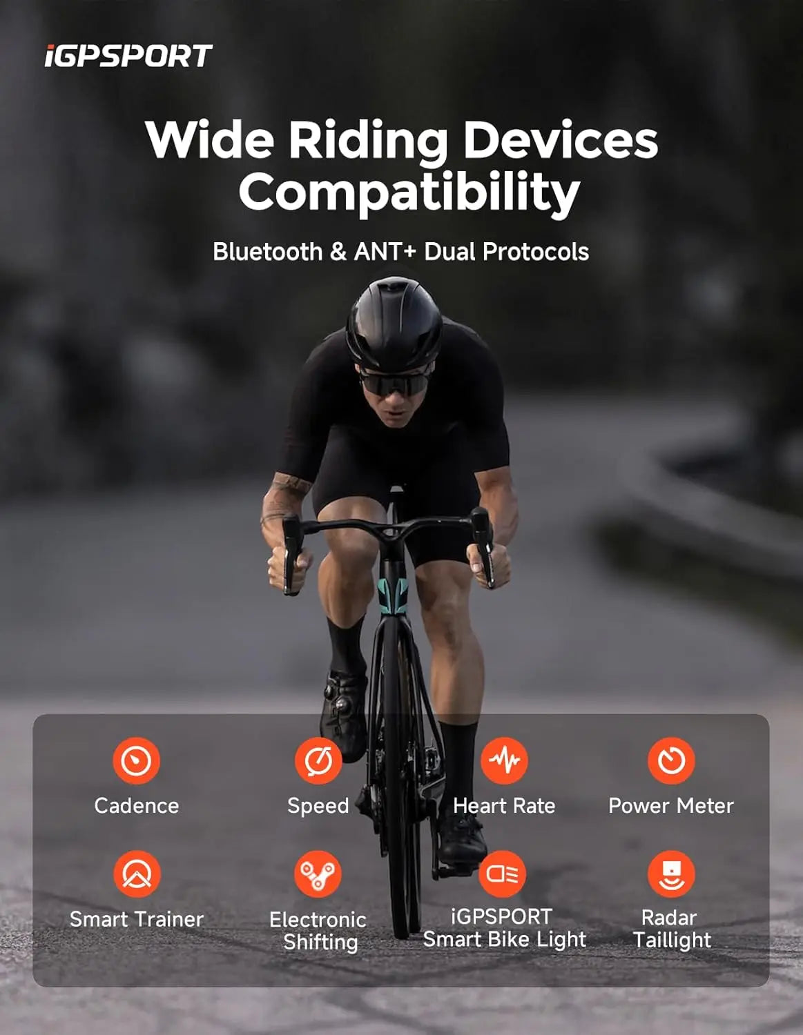 8GB Bluetooth Wireless GPS Cycling Computer