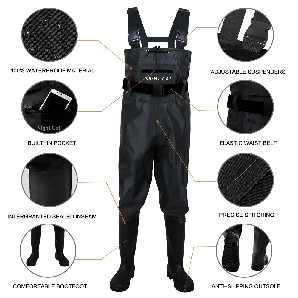 Waterproof Breathable And Comfortable Waders For Men