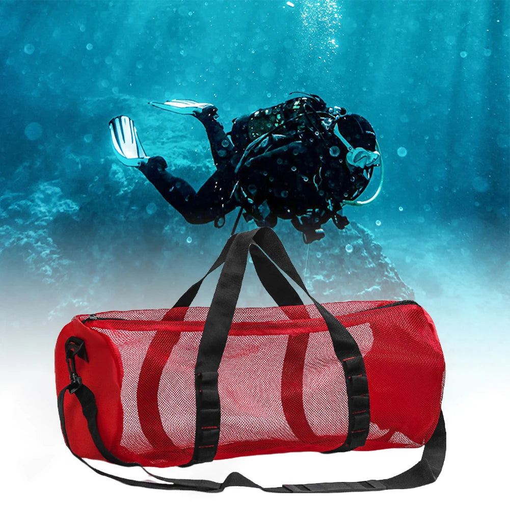 Mesh Diving Scuba Swimming Surfing Snorkeling Bag