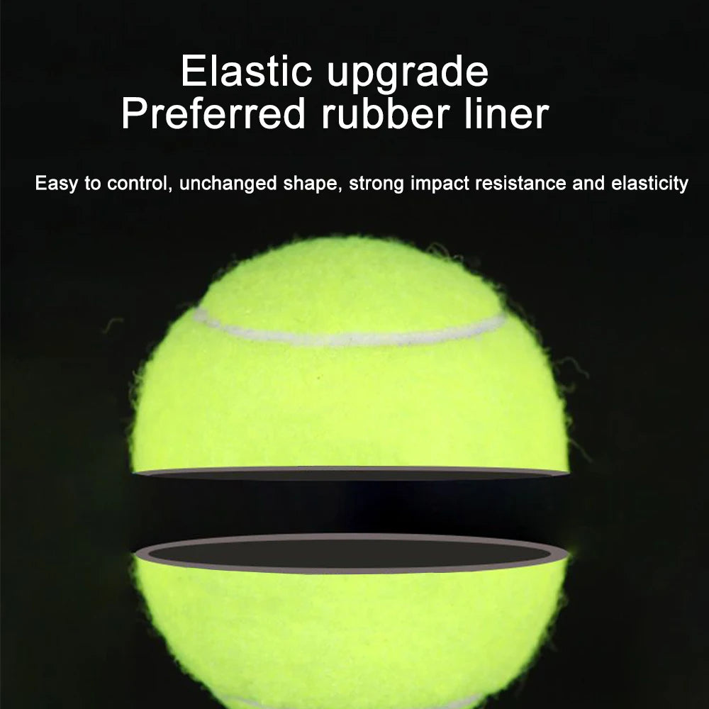 6/12pcs Tennis Balls with Mesh Carry Bag