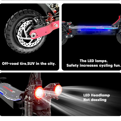 Foldable Freestyle Off-Road Electric Scooter 2400W