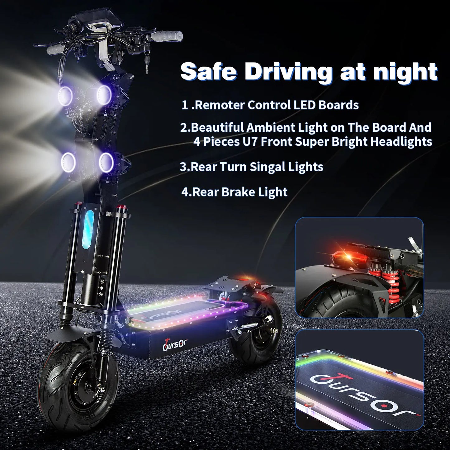 Foldable Powerful Adult Electric Scooter